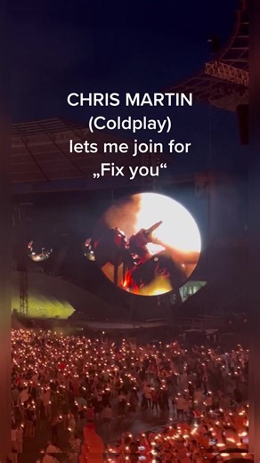 WOW. Brooo. That was crazy… On 12th, when Coldplay played their second out of 3 Shows in Berlin, I was busking infront of the stadium cause I didn’t get a ticket. I decided not to be sad about it but told myself, to try to get one the day after, and sang my own set including “Fix you” with ukulele (I don’t have a video of it). On the same day I was posting about getting out of your comfortzone, trying to spread some motivation for myself and others. I was afraid to busk there instead of my regul