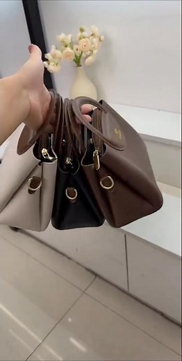Three-Layer Large-Capacity Tote Bag | Soft Leather & Stylish Design #ToteBag #Handbag #shortsfeed
