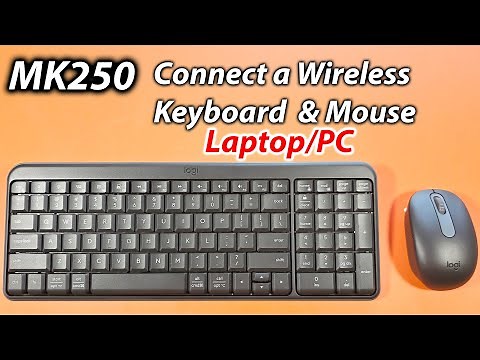 Logitech MK250 bluetooth wireless mouse and keyboard combo