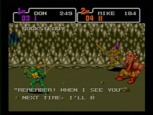 TMNT: The Hyperstone Heist (Sega Genesis) level 2 gameplay.
