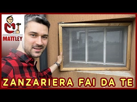 Come fare una zanzariera fai da te SU MISURA