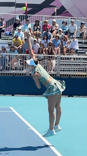 Tereza Mihalikova Serve Slow Motion #tennis #serve #slowmotion #tennistechnique #tennistips #wta