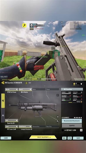 Best MX Guardian Build (MX Guardian-1F2B5E6A7B) - Season 3 COD Mobile 2026