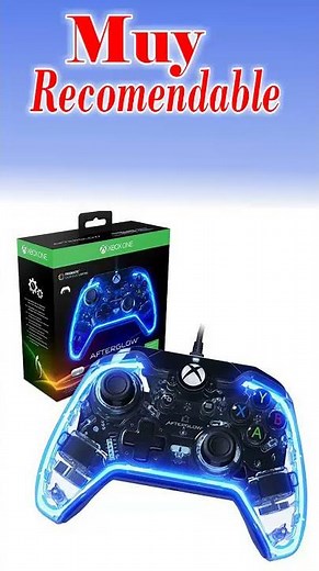 Unboxing Control Transparente con Luces RGB Afterglow para Xbox