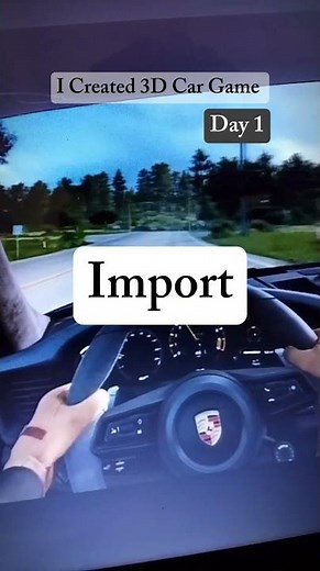 I Started Making a 3D Car Game in Unity (Day 1) #3dcargame #devlog