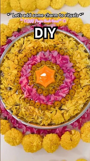 How to Decorate Pooja Thali| Easy Pooja Thali Decorations ideas #festivalvibes