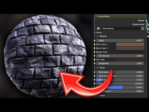 Procedural Stone Bricks (Material Demo)