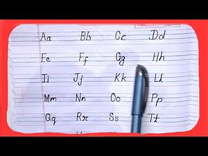 A to Z Capital & Small Letters Handwriting Practice | @nanhestarseducation