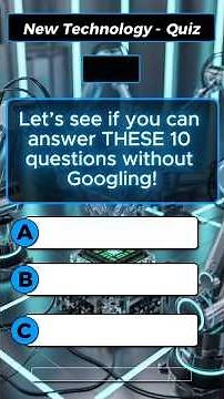 New Technology - Quiz
