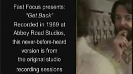 The Beatles - Get Back - Original Studio Version