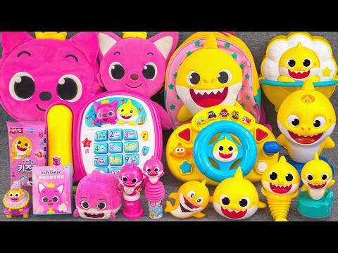 Baby Shark Toys Collection | Unboxing Pinkfong Phone Melody Set and Baby Shark First Driving Toy