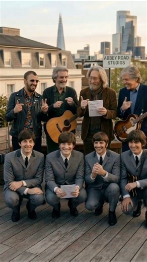 The Beatles, now and then, met at Abbey Road Studios