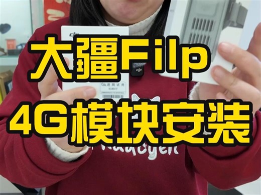 大疆filp4G模块安装