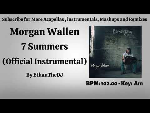 Morgan Wallen - 7 Summers (Official Instrumental)