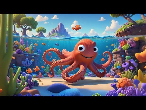 Octopus ABC Adventure | Fun ABC Song for Kids | Learn the Alphabet with Octopus