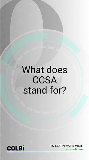 Q&A Spotlight! 🌟Q: What does CCSA stand for?