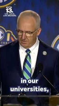 Sankey says the SEC's conference schedule is "without question, the most demanding" in NCAA football