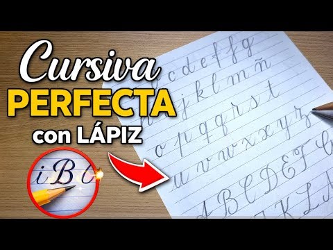 How to have BEAUTIFUL HANDWRITING with PENCIL ✏️ (Cursive Tricks)