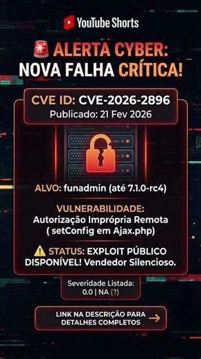 CVE-2026-2896 - funadmin Configuration Ajax.php setConfig improper authorization