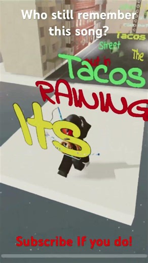 It’s raining taco Roblox #roblox #Viral