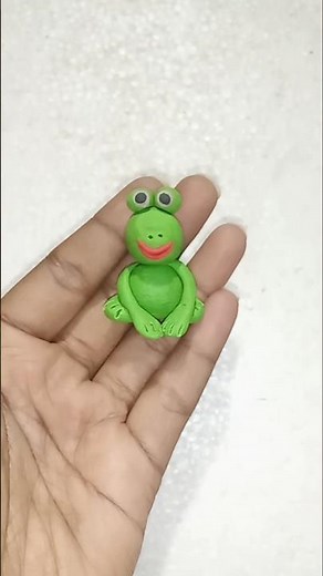 how to make a clay frog