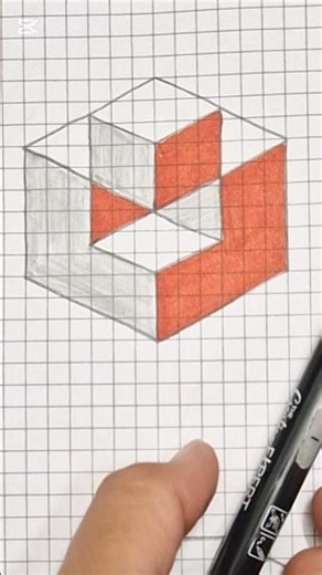 New 3d drawing ideas! #3d #art #opticalillussion #3ddrawing #drawing #3dart