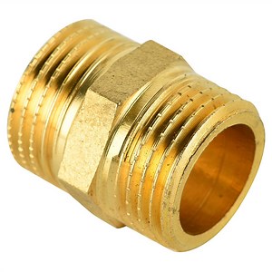 [Hot Item] Brass Plumbing Fitting Male Nipple Couplings Thread Hexagonal Connectors Plumbing Pipe Fitting