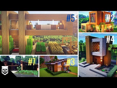 Minecraft: 10 Modern House Designs Using Just Wood And Stone