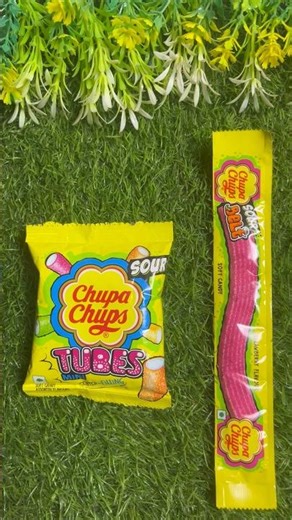 ASMR Sour Candy Unboxing 😍 Satisfying Crunch & Chewy Tubes | Chupa Chups Magic 🍭