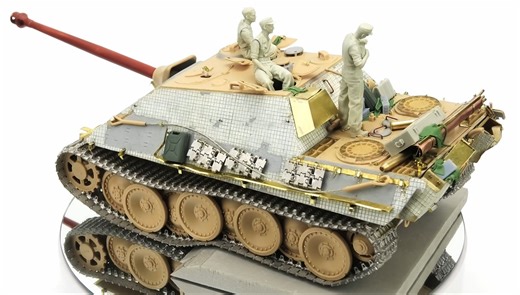 （自烤熟肉）[Night Shift]跟着大佬做模型，1944型猎豹坦歼，初步拼装以及表面处理（EP1）