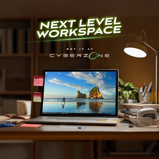 Level up your workspace, level up your year. You're glowing up, and your desk deserves to shine too! ✨ Find the perfect computers and accessories to create your dream work environment. #GotITAtCyberzone | SM Cyberzone