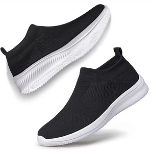 ADQ Women's Slip on Shoes Casual Shoes Lightweight Breathable Anti-Slip Sneakers