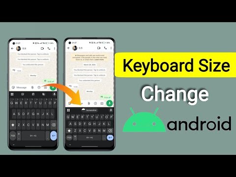 How to Change Keyboard Size on Android? || Keyboard size change
