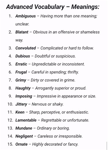 48K views · 1.4K reactions | high-level English vocabulary and meanings ✨ #learning #knowledge #education | Tim Tim TV | Facebook