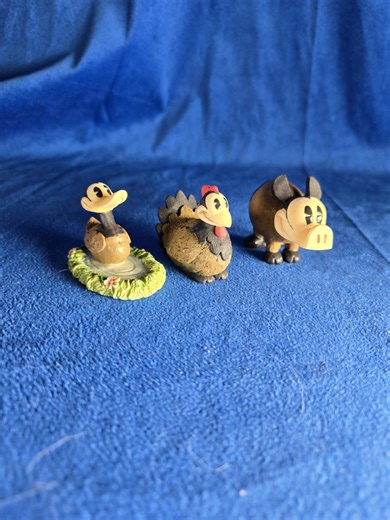 Vintage Disney Farm Animal Figurines Set Pig Chicken Duck Collectibles - Etsy