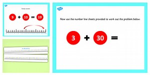 Year 2 Adding 2-Digit Numbers and Tens Not Crossing 100 With Same Tens Using Number Lines PowerPoint