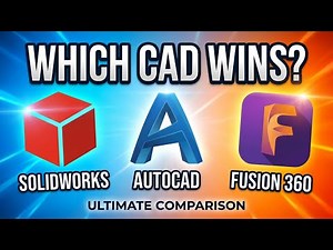 SolidWorks vs AutoCAD vs Fusion 360 – Full Comparison
