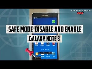 How to Turn off Safe Mode on Android-Samsung Safe Mode Turn off Exit Safe Mode / ON and OFF Note 3