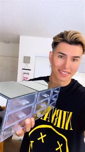 139K views · 2.9K reactions | Mirror Vanity Organizer #fyp #DIY #dollartree #makeup | Decor Ideas | Facebook