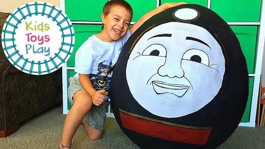 22K views · 178 reactions | We have another Thomas and Friends GIANT surprise egg on Kids Toys Play! This time, Hiro comes to our family friendly kids channel, and brings Thomas Wooden Railway, Thomas Trackmaster and Thomas Minis with him! | Kids Toys Play | Facebook