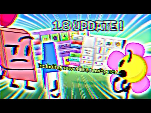 My experiences on the 1.8 update in BFDIA Roblox