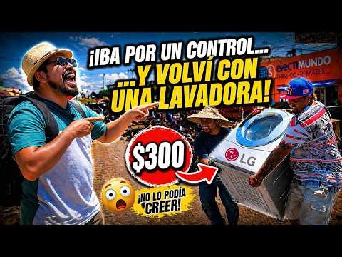 "¡IBA POR UN CONTROL DE TV Y VOLVÍ CON UNA LAVADORA!" LG por $300