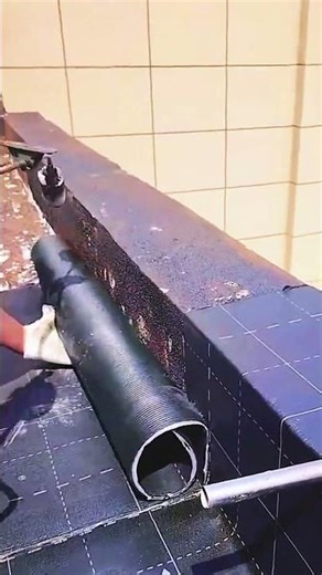 Amazing Process of Installing Floor Mats with Modern Super Precise Strong and Special Tools #Shorts