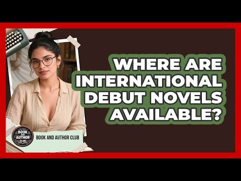 Where Are International Debut Novels Available? - Book and Author Club