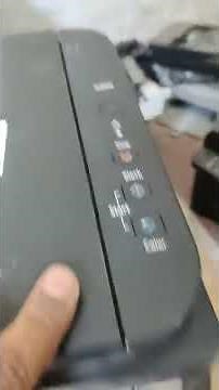 Canon G2000.G3000 Head Cleaning And Empty Ink pipe how to fill Ink