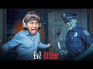 DOOR ESCAPE FROM EVIL OFFICER HAUNTED HOUSE