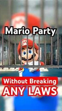 Can you Beat Mario Party WITHOUT Breaking the Law? #marioparty #mario #nintendo