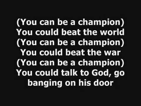 Hall of fame - The Script ft. William [lyrics on screen]