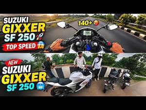 NEW💥Suzuki Gixxer SF 250 Top Speed Test 🚀 140+ KM/H 🥵 | Highway Ride #topspeed #ride #suzuki #bike