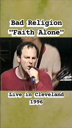 Bad Religion - "Faith Alone" live in Cleveland (1996) #badreligion #90spunk #punkrock #socalpunk